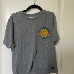 Aviator Nation cropped tee